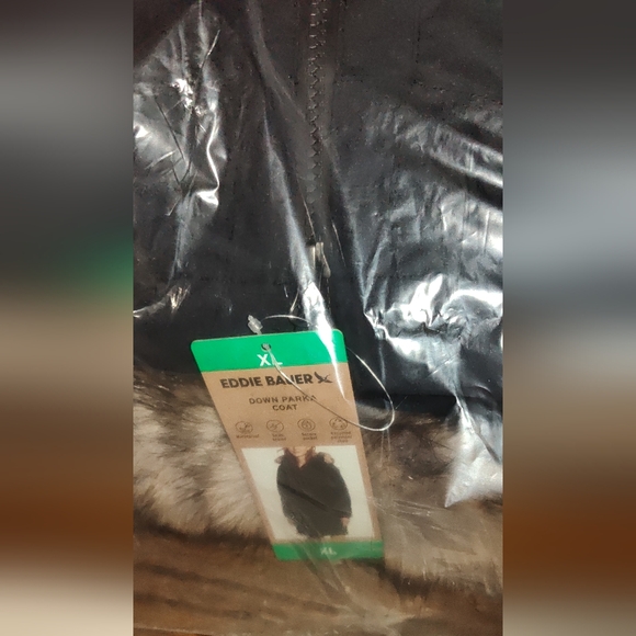 New! Eddie Bauer Silver Lining Down Waterproof Stadium Winter Heavy Coat XL NWT! - Picture 8 of 16